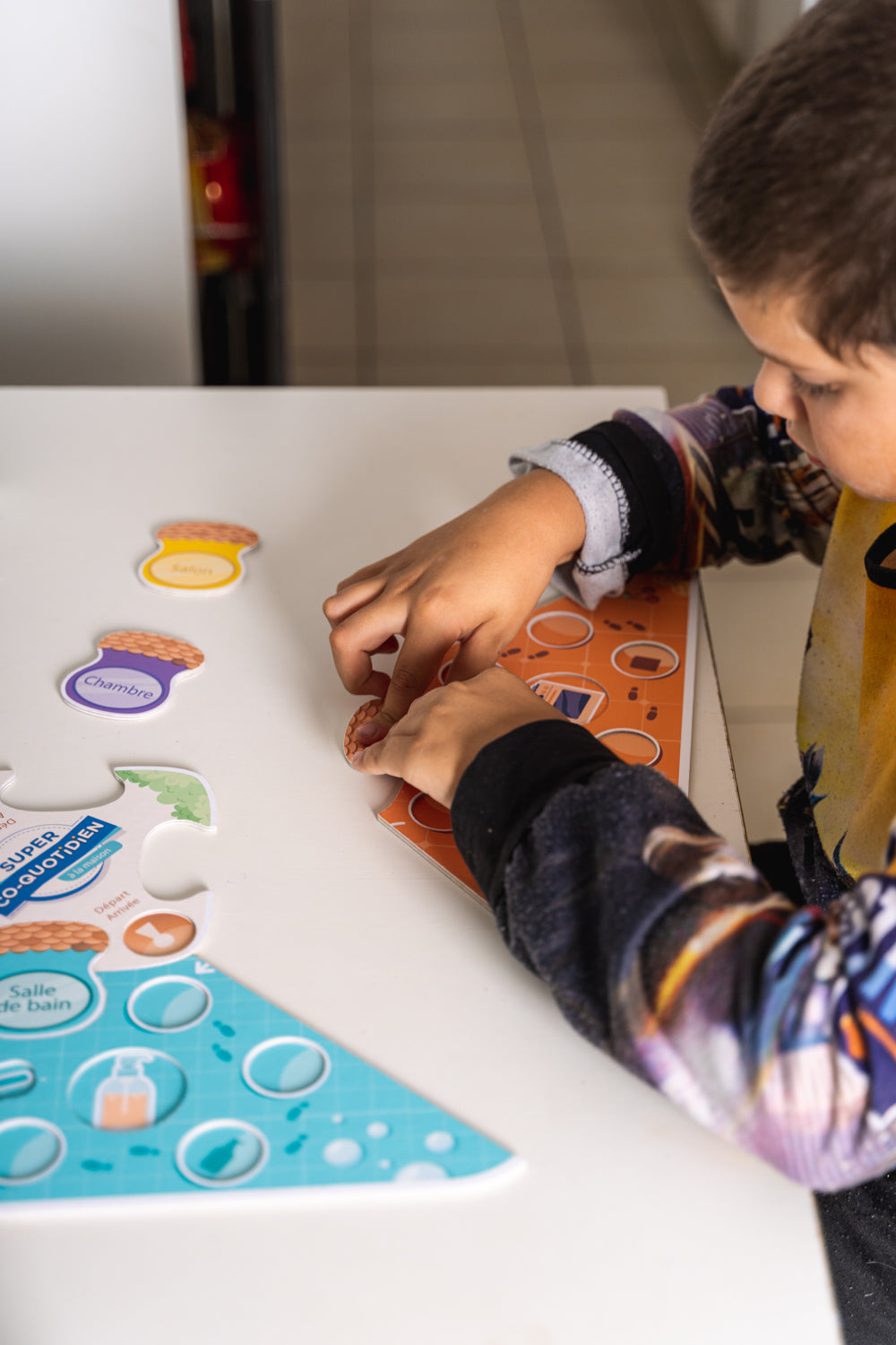 SUPER PETIT Mini Playmat Réversible Sirène – Set Coloriage Silicone 2 En 1 Avec 4 Feutres Effaçables, Réutilisable, Antibactérien, Dès 3 Ans