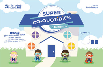 Enfant jouant à Super Co-quotidien pour développer son autonomie et ses compétences quotidiennes.