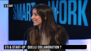 image de Noémie Ogno lors d'une interview chez bsmart TV