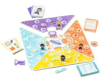 Super Co-quotidien aide les enfants à apprendre les gestes d’hygiène tout en jouant.